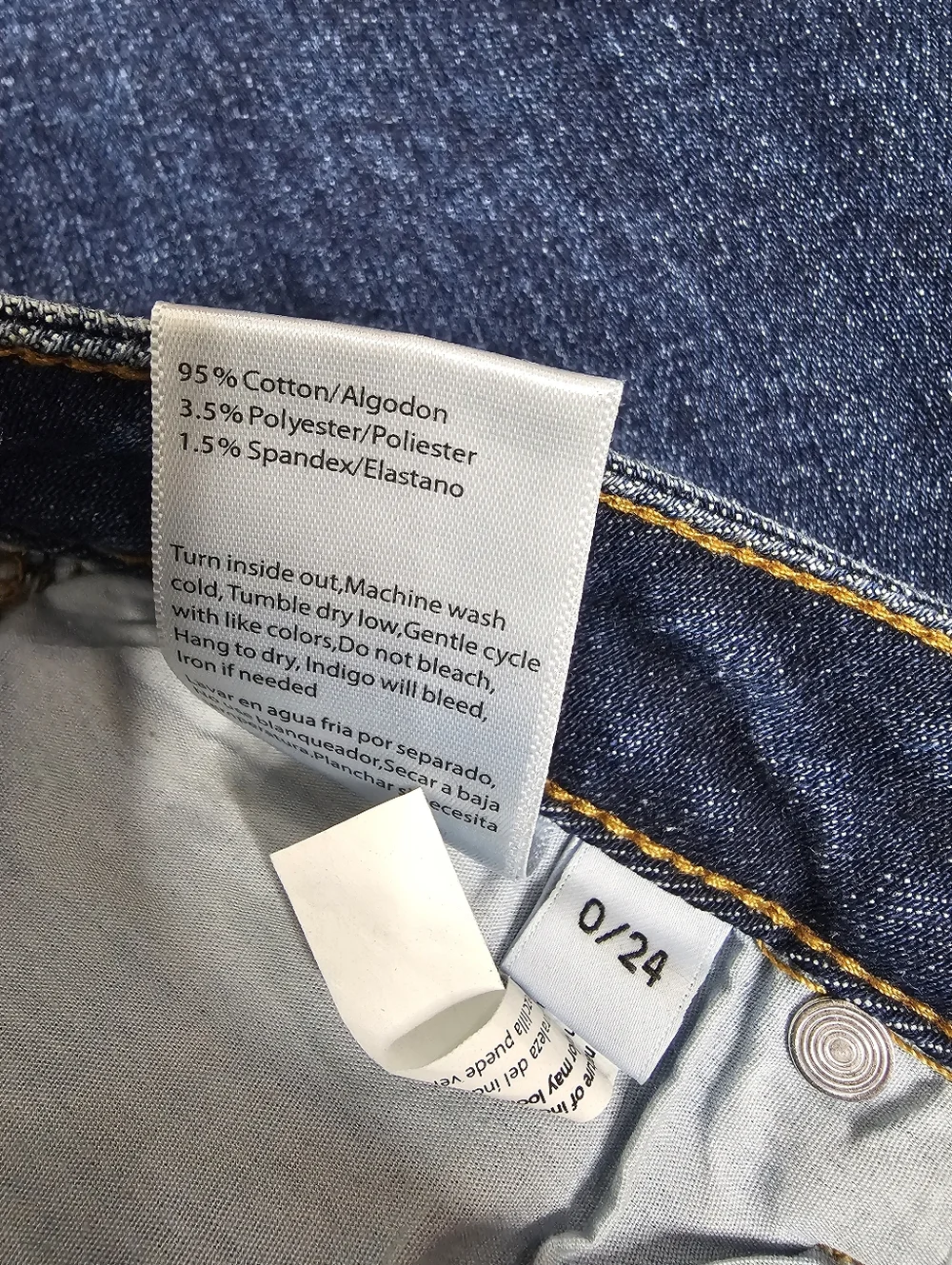 Risen High Rise Wide Leg Trouser Jeans Size 0/24 - Picture 10 of 10